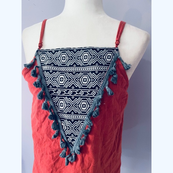 Anthropologie THML FRINGED & TASSELED TANK - Picture 3 of 5